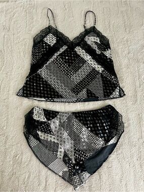 VS Lace-Trim Camisole and Brief Set